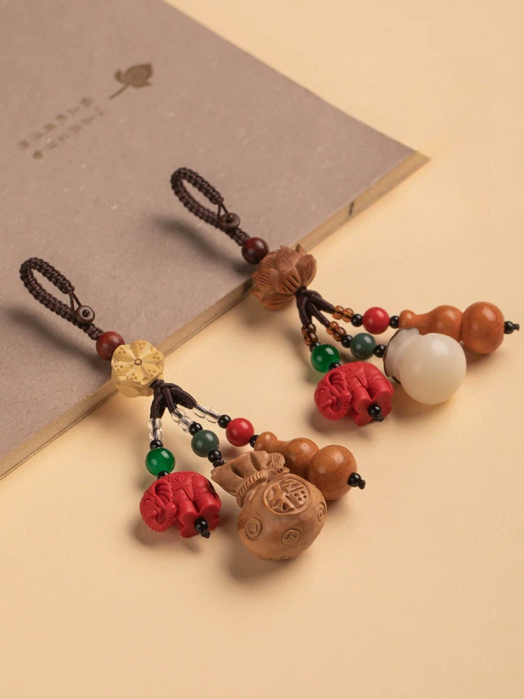 Chinese Lucky Bag Keychain Phone Chain