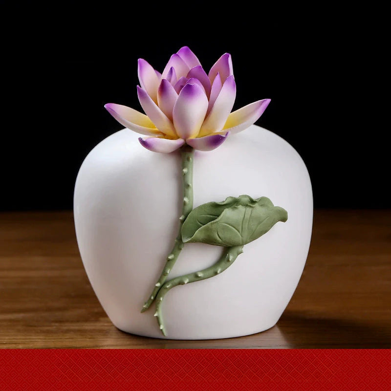 Ceramic Handmade Flower Art Vase