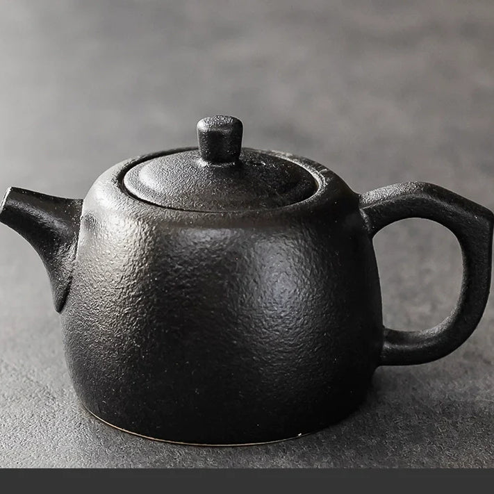 Ru Kiln Teapot Home Retro Ceramic Teapot
